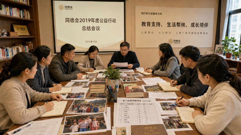 同德会完成首年度公益行动总结，初步形成“教育支持、生活帮扶、成长陪伴”的公益服务方向