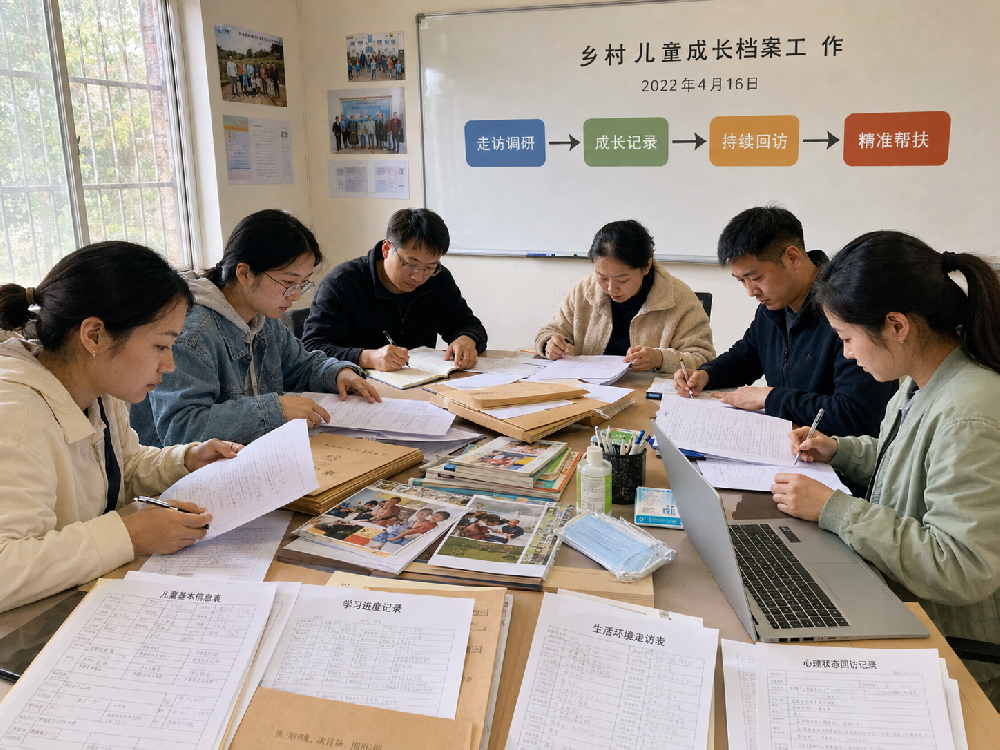 同德会启动“乡村儿童成长档案”工作，对重点帮扶儿童进行长期跟踪记录