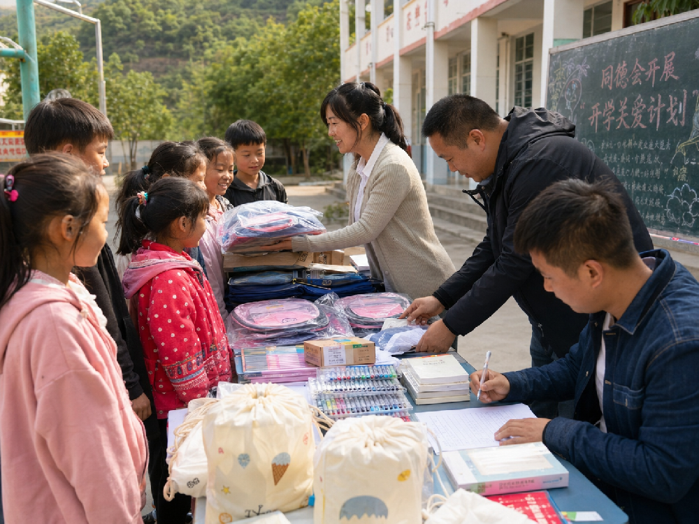 同德会开展“开学关爱计划”，对重点困难学生进行集中帮扶，缓解开学阶段学习和生活压力