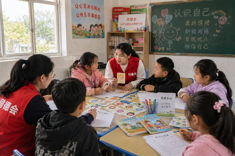 同德会开展儿童成长陪伴活动，关注孩子情绪表达、人际沟通、学习动力和自我认知，引导孩子健康成长